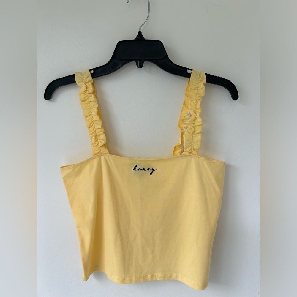 Yellow honey top forever 21 size medium